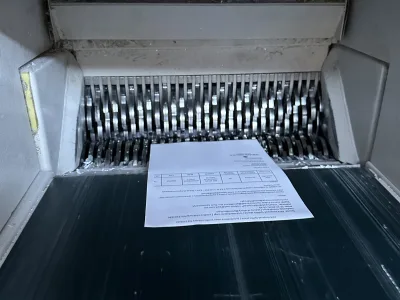 Niszczenie dokumentów Konin